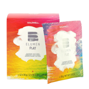 goldwell, elumen play eraser, semi permanent hair dye, 12x, 30 g