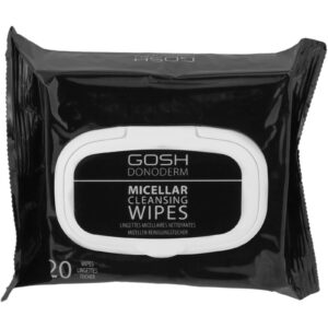 gosh, donoderm, makeup remover wipes, 20 pcs