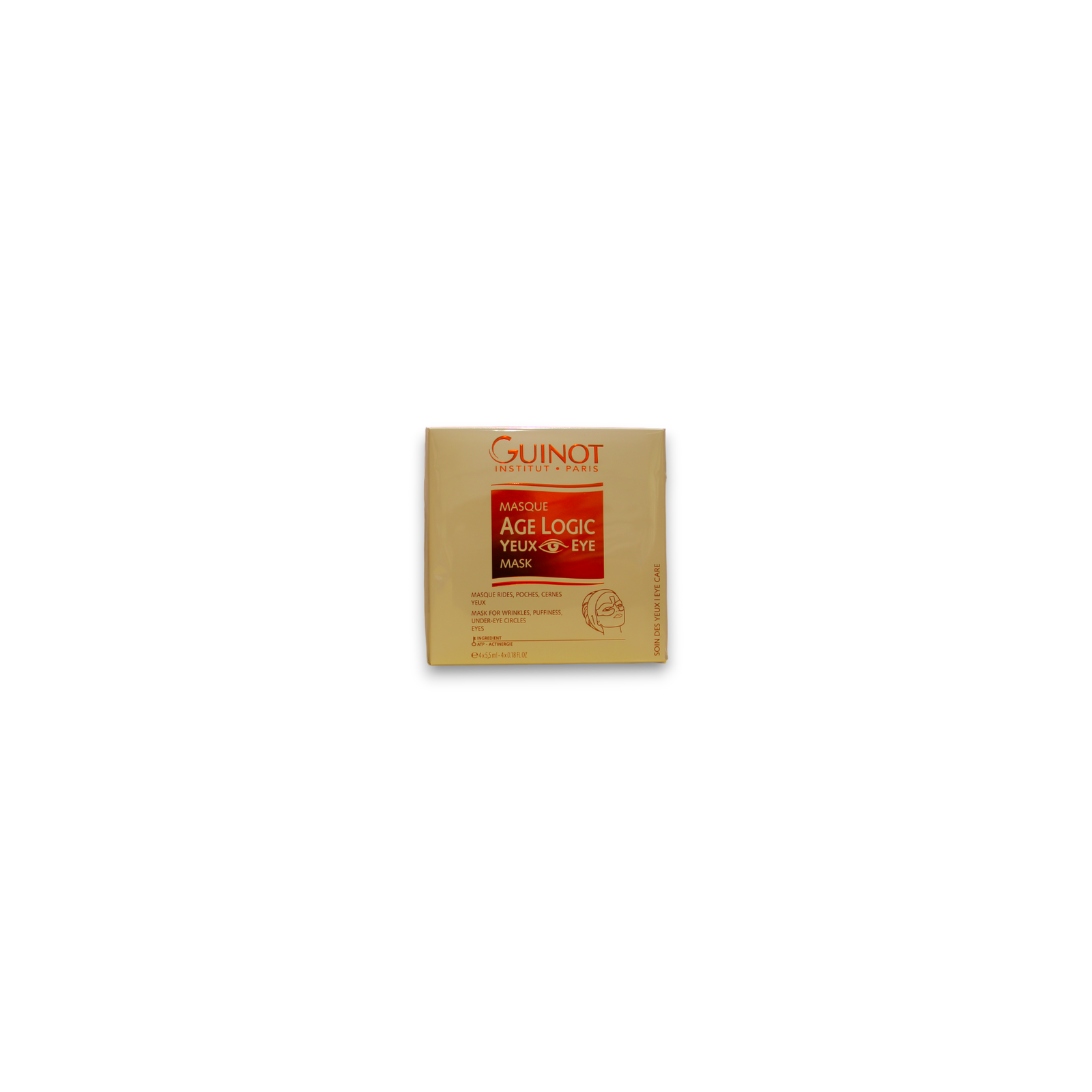 set, guinot, age logic, eye cream mask, 4 pcs, 5.5 ml set, guinot, age logic, eye cream mask, 4 pcs, 5.5 ml