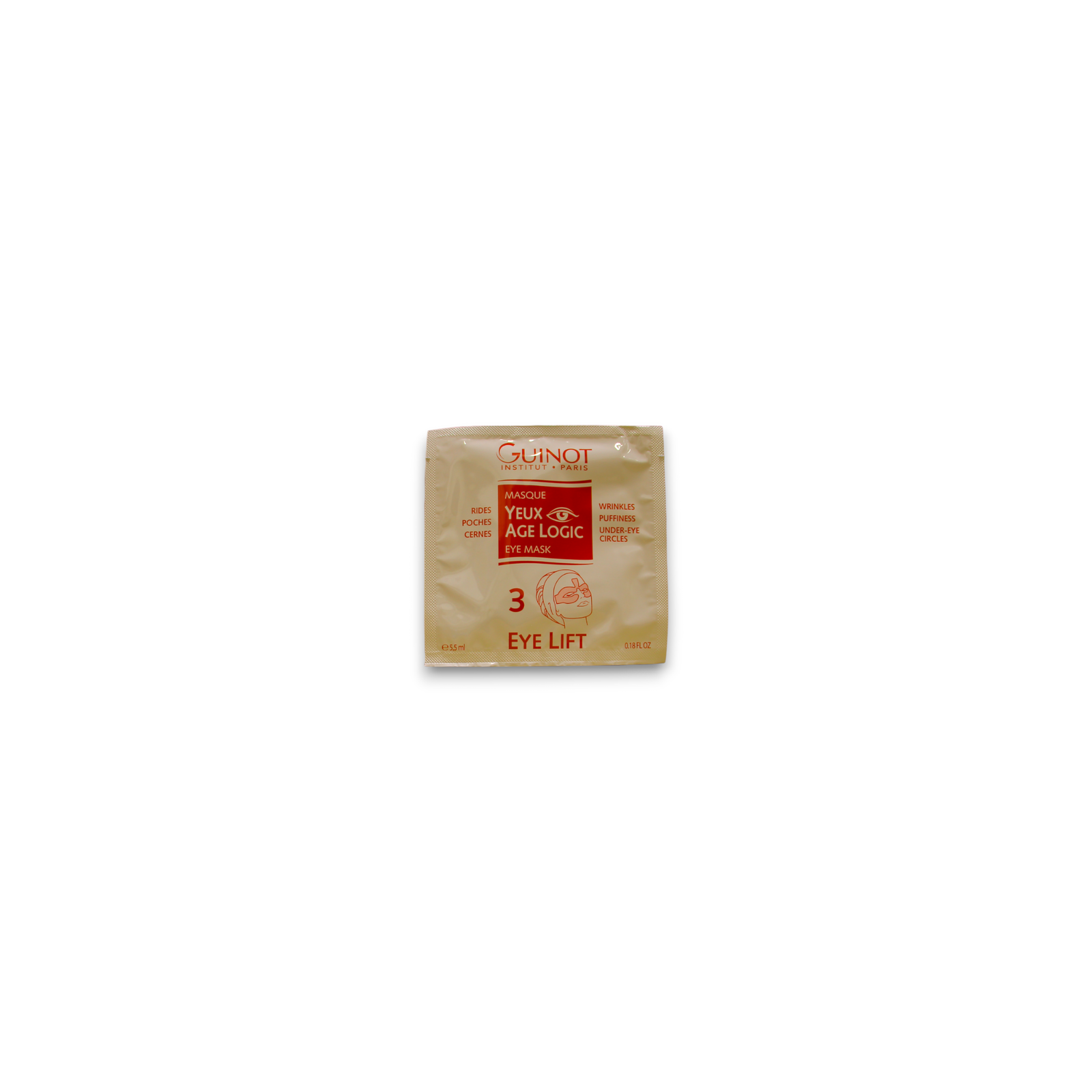 set, guinot, age logic, eye cream mask, 4 pcs, 5.5 ml set, guinot, age logic, eye cream mask, 4 pcs, 5.5 ml