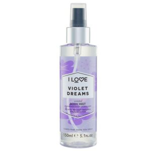 i love, signature collection, vegan, mist spray, violet dreams, all over the body, 165 ml