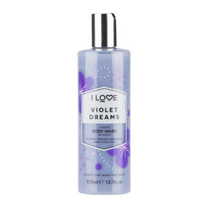 i love, signature collection, vegan, cleansing, violet dreams, body wash, 360 ml