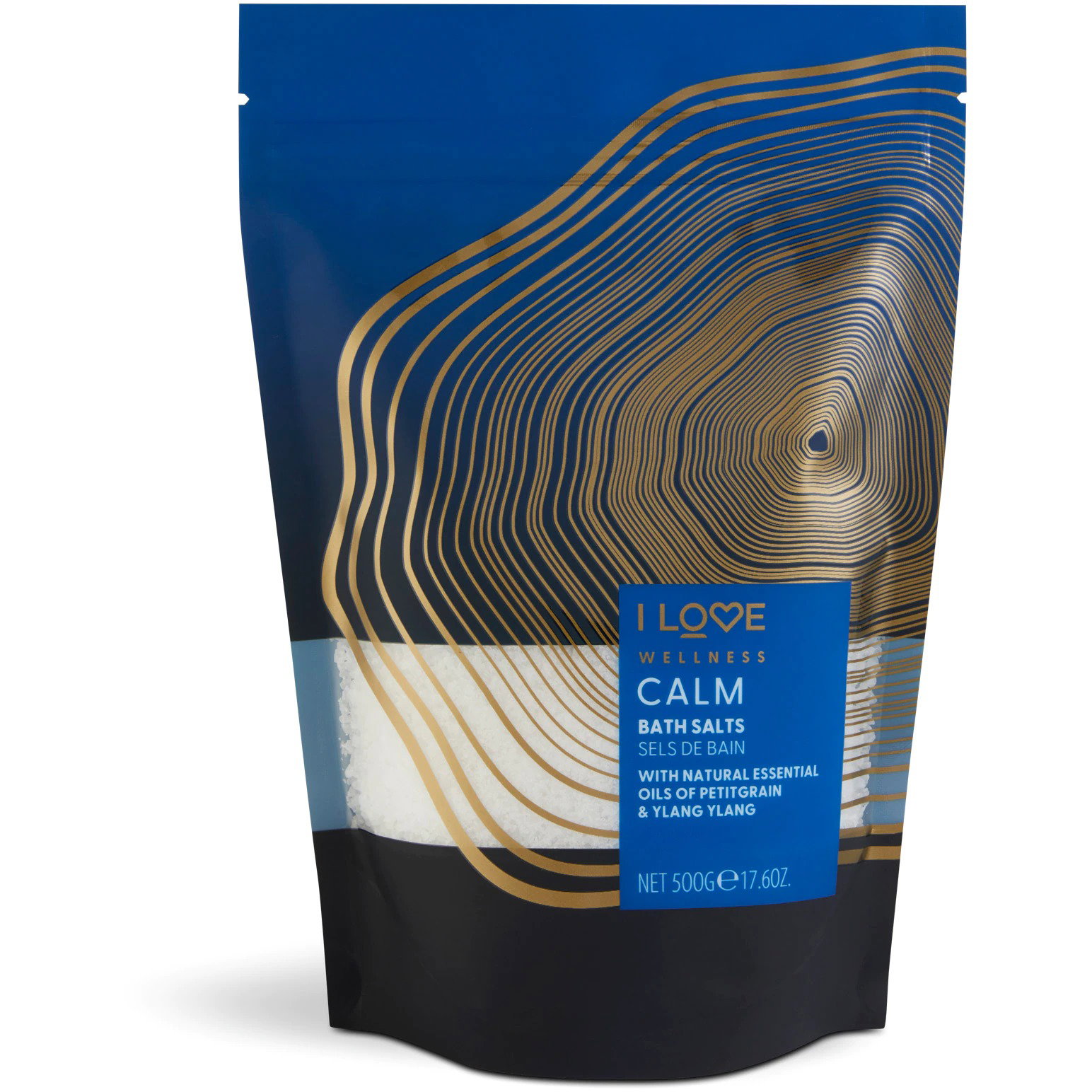i love, wellness calm, essential oils, bath salt, 500 g i love, wellness calm, essential oils, bath salt, 500 g