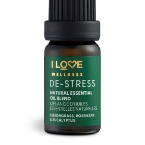 i love, wellness de stress, lemongrass, rosemary, rucalyptus and lavandin, essential oil, 10 ml