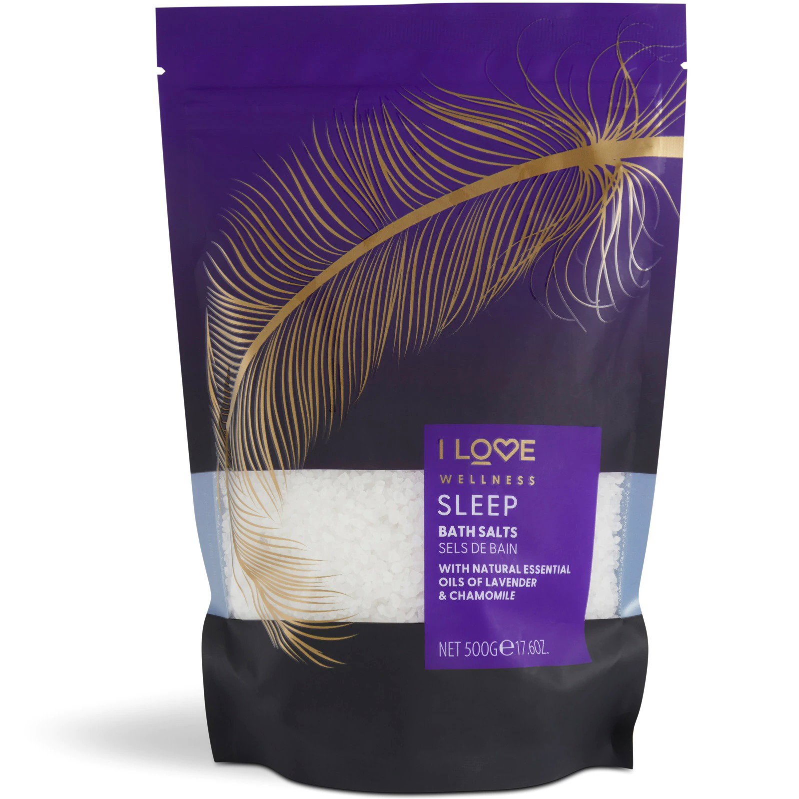 i love, wellness sleep, essential oils, bath salt, 500 g i love, wellness sleep, essential oils, bath salt, 500 g
