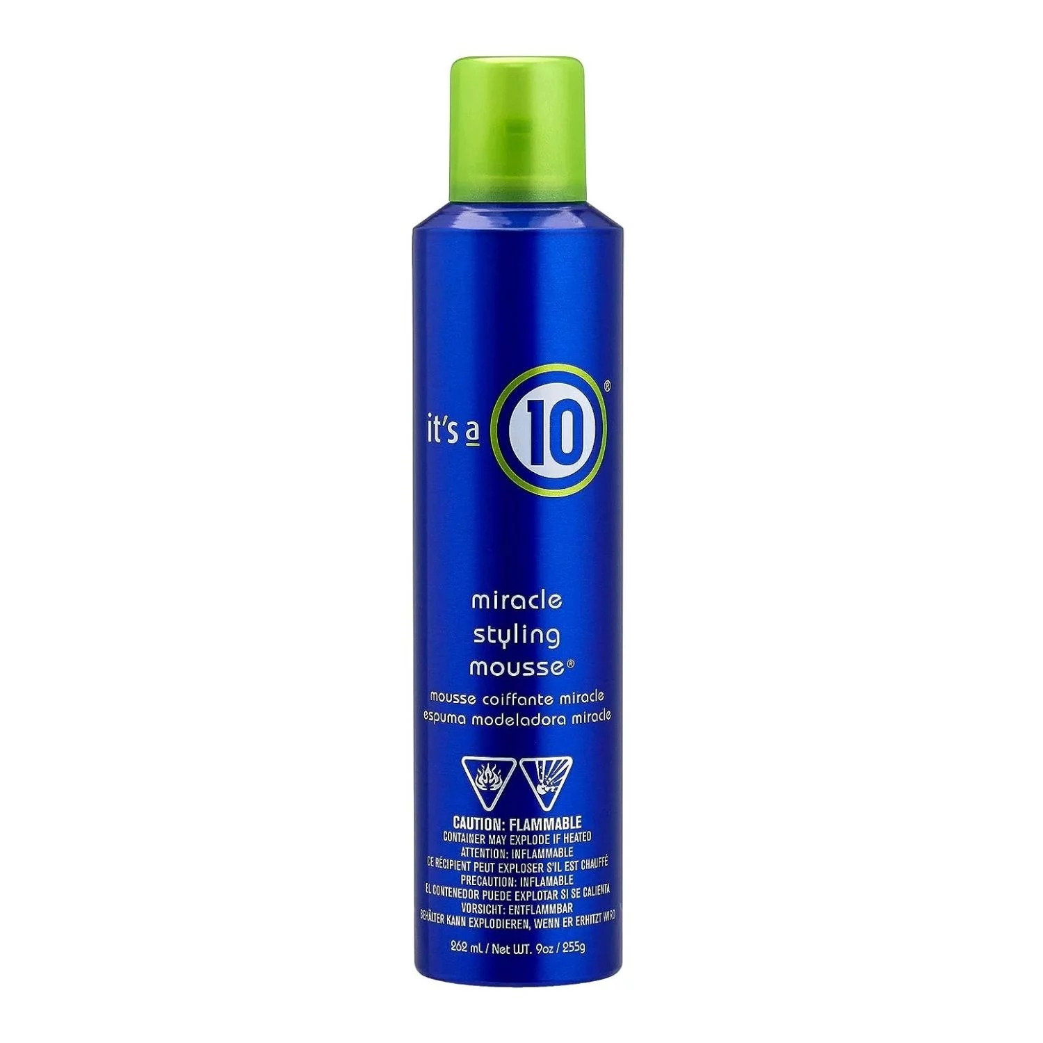 it's a 10, miracle, hair styling foam, for volume, medium hold, 262 ml it's a 10, miracle, hair styling foam, for volume, medium hold, 262 ml