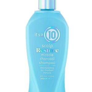 it's a 10, scalp restore miracle, charcoal, hair shampoo, remove excess oil and product residual build up, 295.7 ml