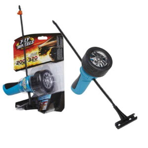 jakks pacific, 1 tyre + ejector street wicked rival, jakks pacific, fly wheels, black/blue, for boys