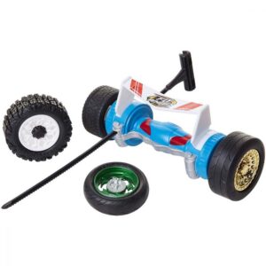 jakks pacific, 4 tyres + turbo launcher, jakks pacific, fly wheels, blue, for boys