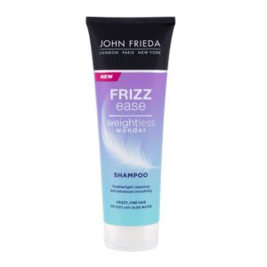 john frieda, frizz ease, aloe vera, hair shampoo, for smoothening, 250 ml