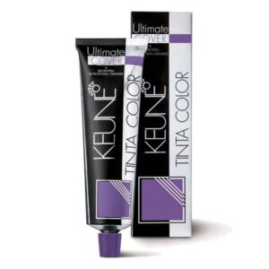 keune, tinta color ultimate cover, permanent hair dye, 7.31 medium golden ash blonde, 60 ml