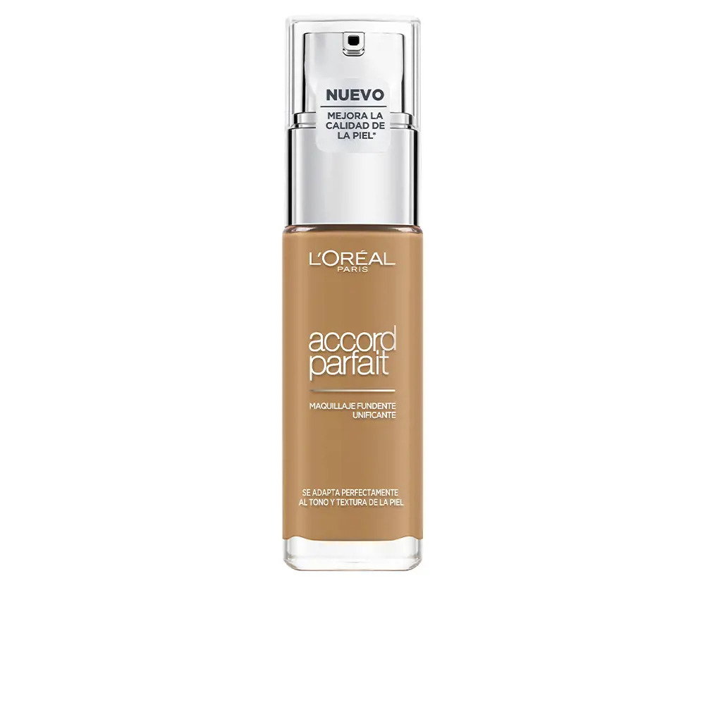 l'oreal paris, accord parfait, liquid foundation, 10 d/w, deep golden, 30 ml l'oreal paris, accord parfait, liquid foundation, 10 d/w, deep golden, 30 ml