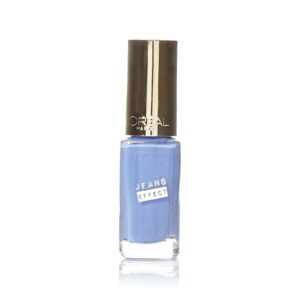 l'oreal paris, color riche jeans effect, nail polish, 861, azur salopette, 5 ml