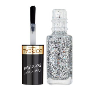 l'oreal paris, color riche les top coats, nail polish, 922, disco ball, 5 ml
