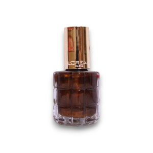 l'oreal paris, color riche vernis a l'huile, nail polish, b25, cuir chocolate, 13.5 ml