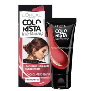 l'oreal paris, colorista hair makeup, semi permanent hair dye, #chocolaterosehair, 30 ml