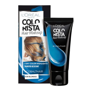 l'oreal paris, colorista hair makeup, semi permanent hair dye, #cobalthair, 30 ml