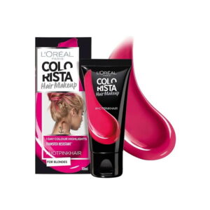 l'oreal paris, colorista hair makeup, semi permanent hair dye, #hotpinkhair, 30 ml