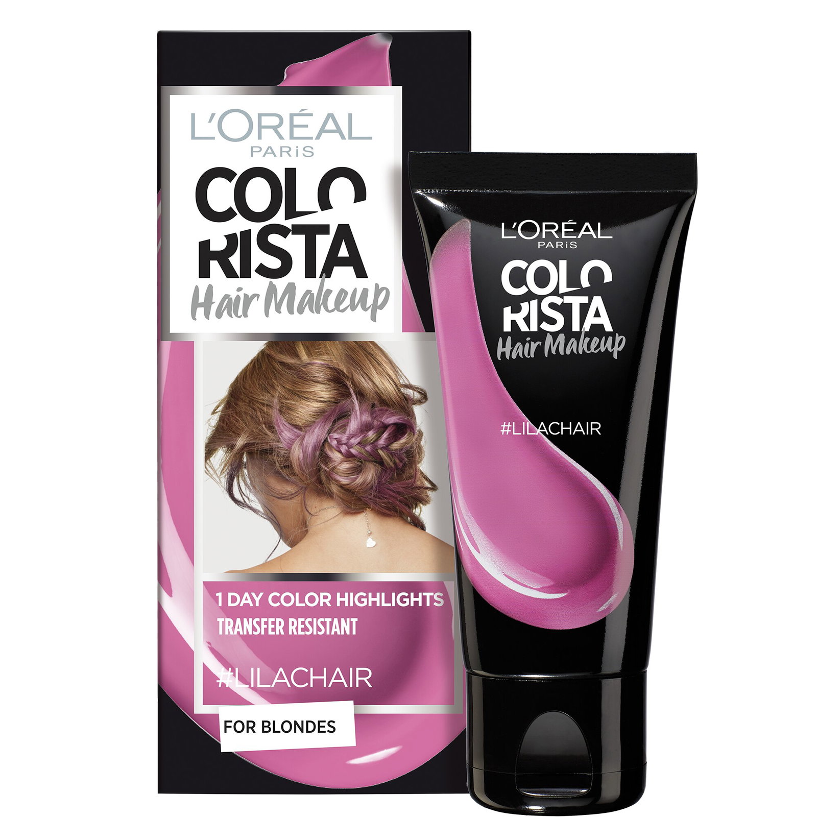 l'oreal paris, colorista hair makeup, semi permanent hair dye, #lilachair, 30 ml l'oreal paris, colorista hair makeup, semi permanent hair dye, #lilachair, 30 ml