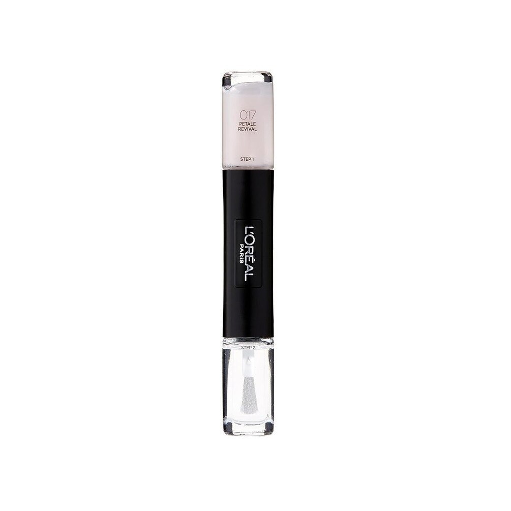 l'oreal paris, infallible, gel effect, nail polish 2 in 1, 017, petale revival, 2 x, 5 ml l'oreal paris, infallible, gel effect, nail polish 2 in 1, 017, petale revival, 2 x, 5 ml