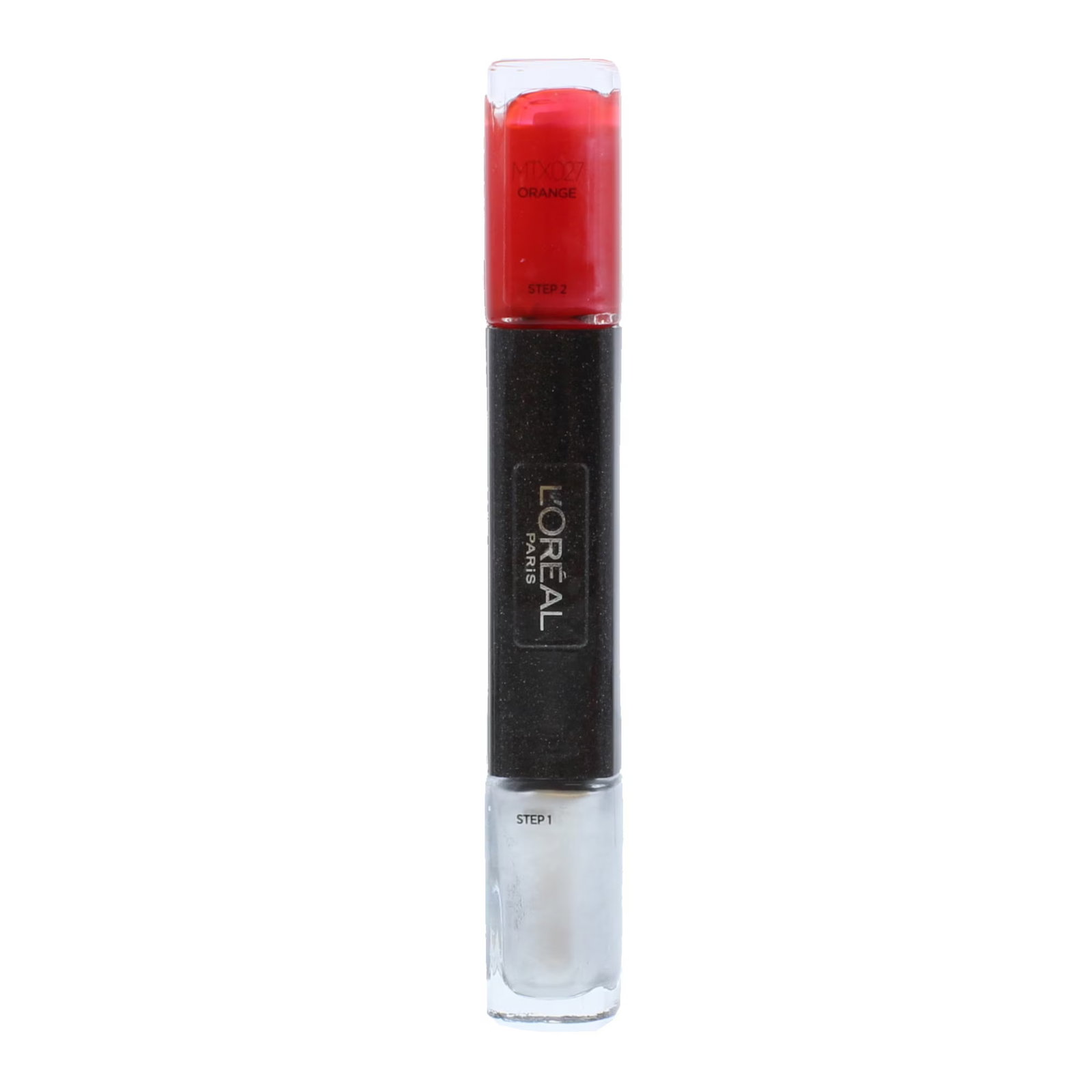 l'oreal paris, infallible, gel effect, nail polish 2 in 1, mtx 027, orange, 2 x, 5 ml l'oreal paris, infallible, gel effect, nail polish 2 in 1, mtx 027, orange, 2 x, 5 ml