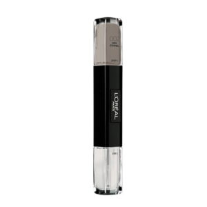 l'oreal paris, infallible, nail polish 2 in 1, 002, gris eternel, 2 x, 5 ml