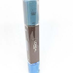 l'oreal paris, infallible, nail polish 2 in 1, 007, ocean infinit, 2 x, 5 ml