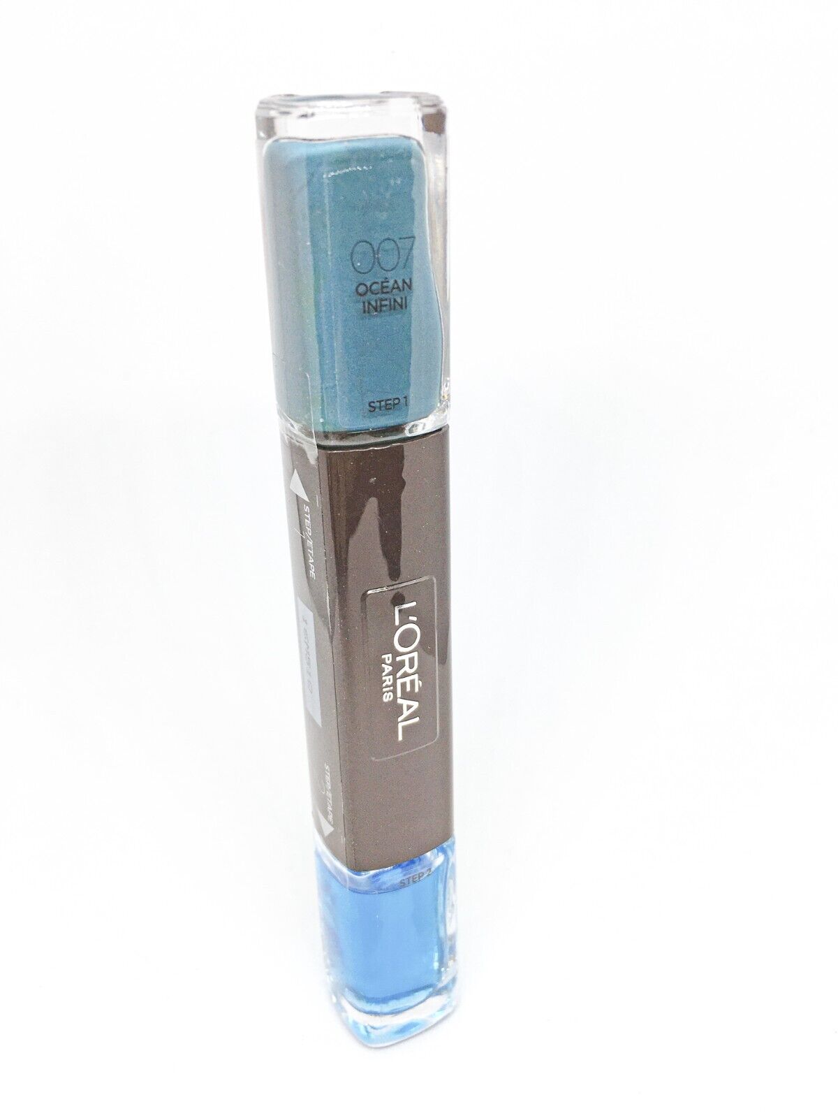 l'oreal paris, infallible, nail polish 2 in 1, 007, ocean infinit, 2 x, 5 ml l'oreal paris, infallible, nail polish 2 in 1, 007, ocean infinit, 2 x, 5 ml