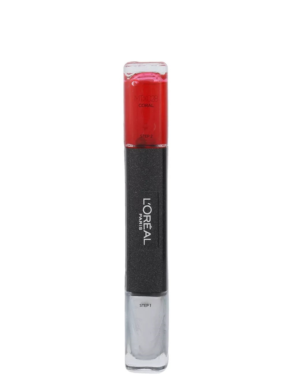l'oreal paris, infallible, nail polish 2 in 1, mtx 028, coral, 2 x, 5 ml l'oreal paris, infallible, nail polish 2 in 1, mtx 028, coral, 2 x, 5 ml