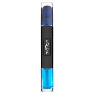 l'oreal paris, infallible, nail polish 2 in 1, 038, rebel blues, 2 x, 5 ml