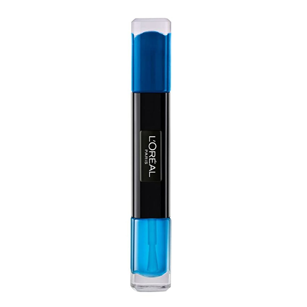 l'oreal paris, infallible, nail polish 2 in 1, 133, blue pallet, 2 x, 5 ml l'oreal paris, infallible, nail polish 2 in 1, 133, blue pallet, 2 x, 5 ml