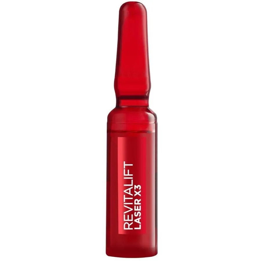 set, l'oreal paris, revitalift laser renew, glycolic acid, peeling, ampoules treatment serum, for face, for women, 7 pcs, 1 ml set, l'oreal paris, revitalift laser renew, glycolic acid, peeling, ampoules treatment serum, for face, for women, 7 pcs, 1 ml