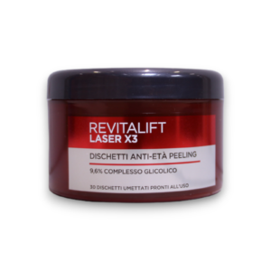 l'oreal paris, revitalift laser x3, glycolic acid, anti ageing, peel off pads, 30 pcs