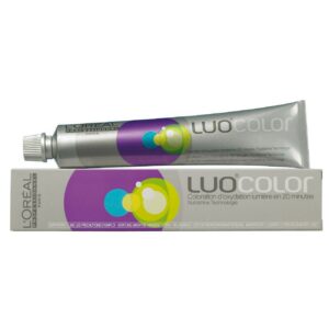 l'oreal professionnel, luocolor, ammonia free, permanent hair dye, 5.52 light brown mahogany red, 50 ml