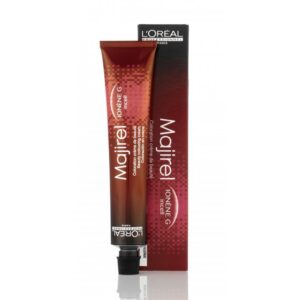 l'oreal professionnel, majirel, permanent hair dye, 5.35 light golden mahogany brown, 50 ml