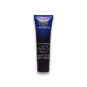 lacoste, eau de lacoste l.12.12 magnetic, cleansing, shower gel, for all skin types, 50 ml