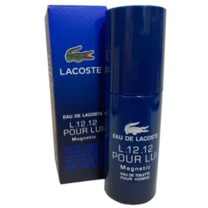 lacoste, eau de lacoste l.12.12 magnetic, eau de toilette, for men, 8 ml