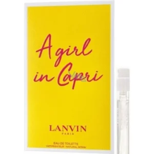 lanvin, a girl in capri, eau de toilette, for women, 2 ml *vial
