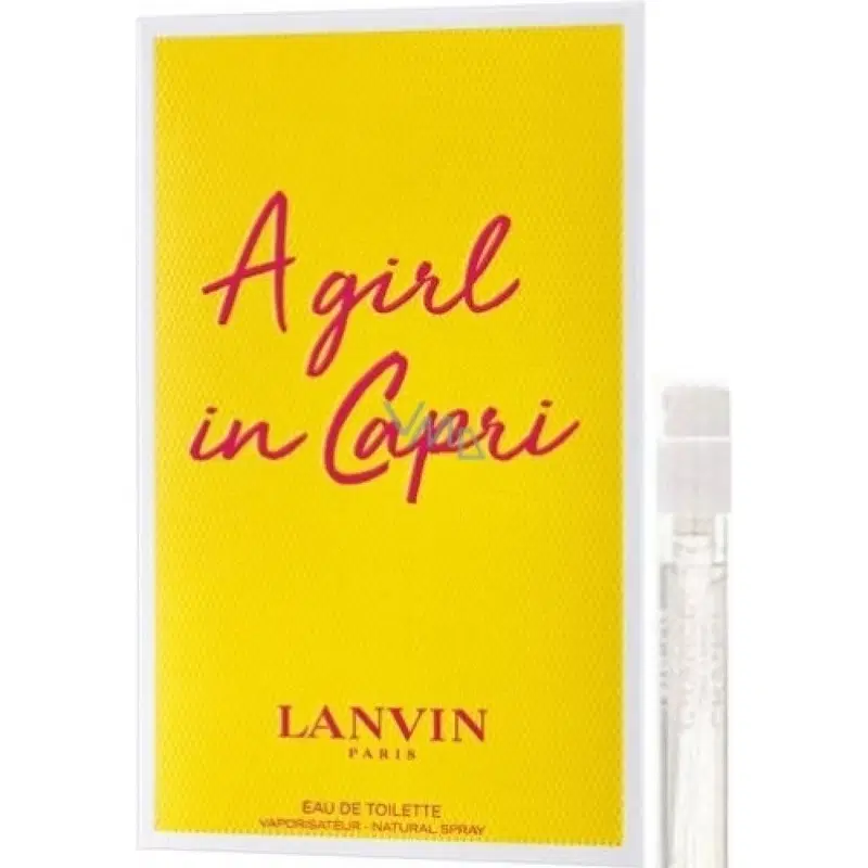 lanvin, a girl in capri, eau de toilette, for women, 2 ml *vial lanvin, a girl in capri, eau de toilette, for women, 2 ml *vial