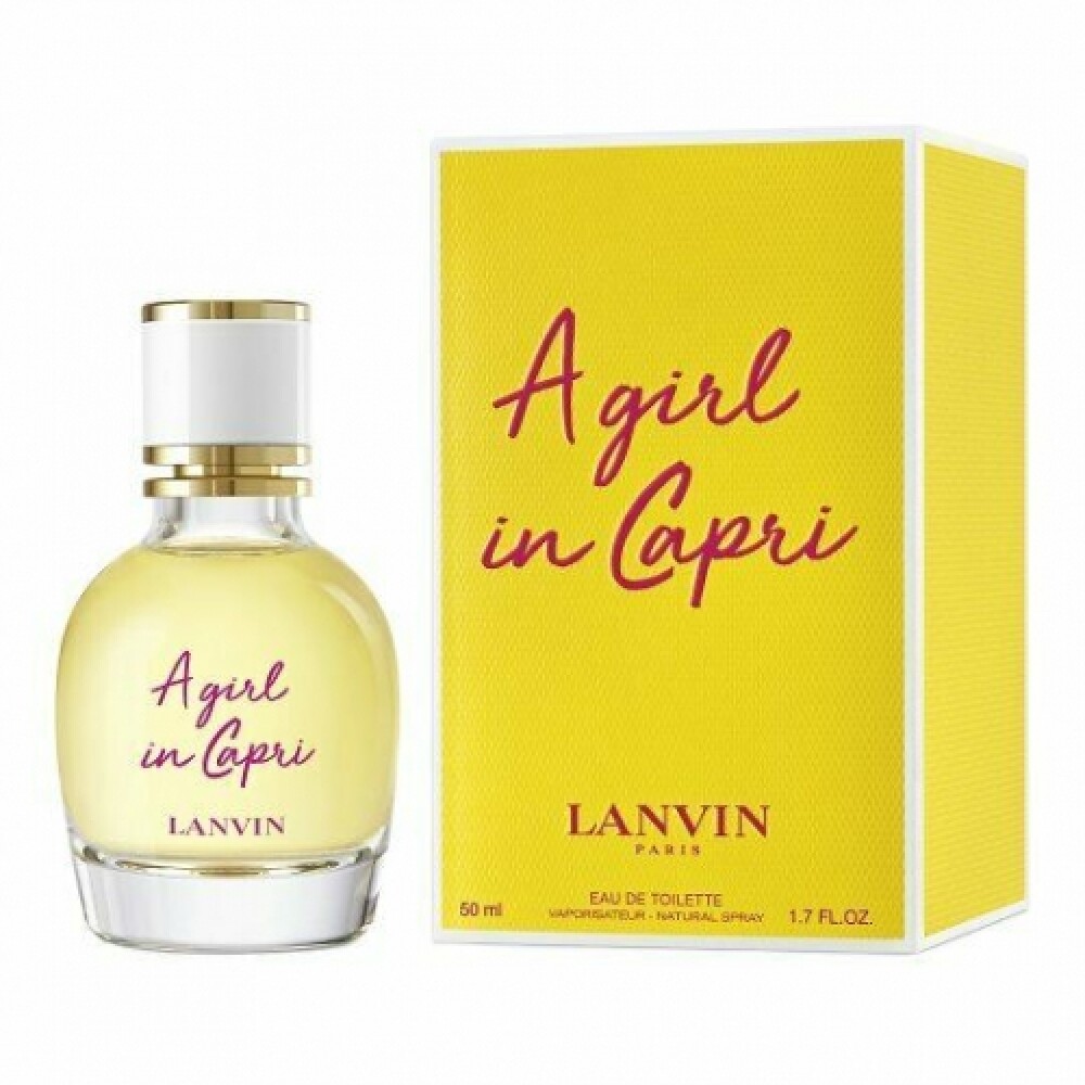 lanvin, a girl in capri, eau de toilette, for women, 50 ml lanvin, a girl in capri, eau de toilette, for women, 50 ml