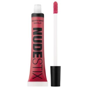 nudestix, lip glace, liquid lipstick, 04, nude, 10 ml