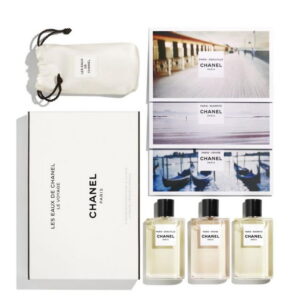 les eaux de chanel set chanel: paris – deauville, eau de toilette, for women, 30 ml + paris – venise, eau de toilette, for women, 30 ml + paris – biarritz, eau de toilette, for women, 30 ml