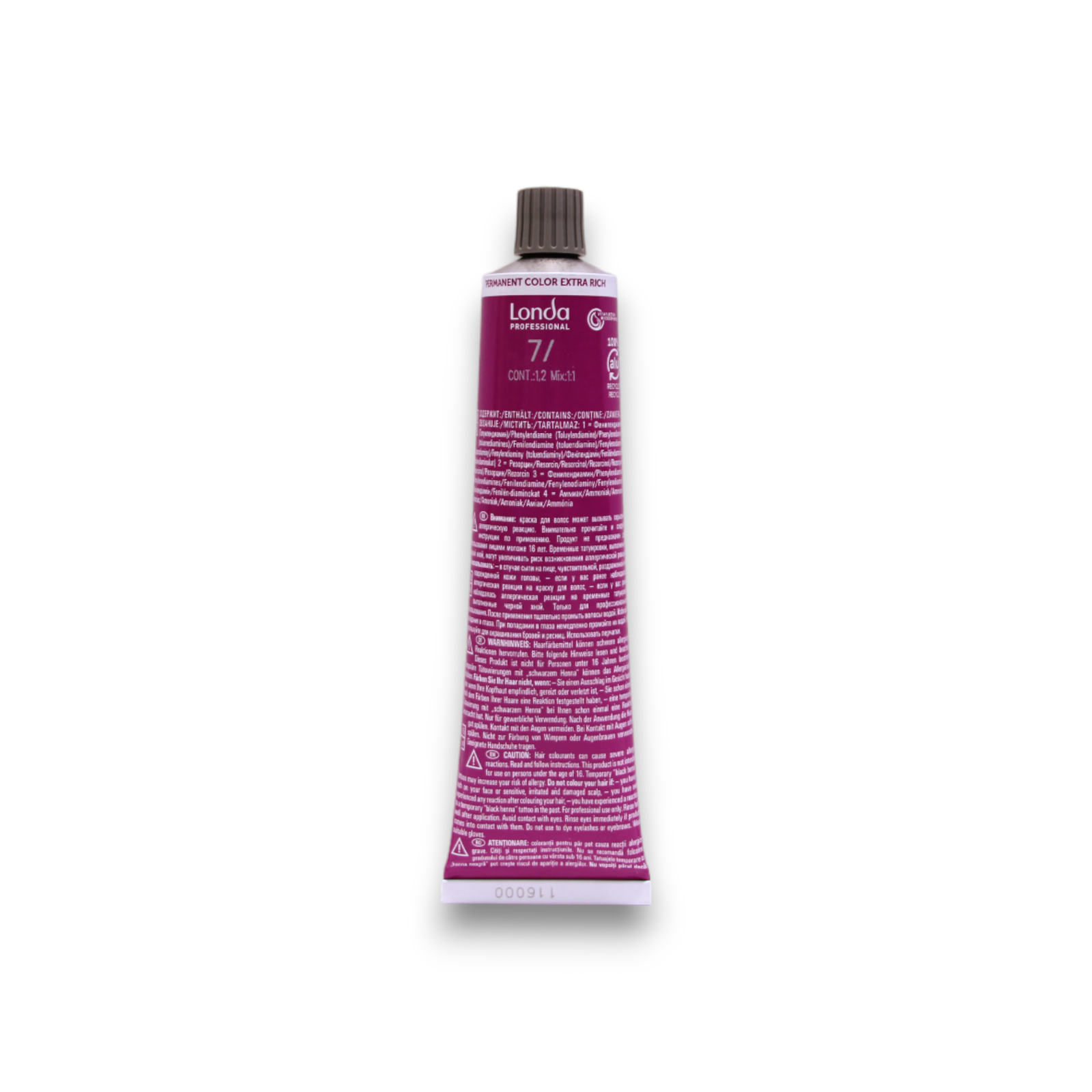 londa professional, londacolor, permanent hair dye, 7/ medium blonde, 60 ml londa professional, londacolor, permanent hair dye, 7/ medium blonde, 60 ml