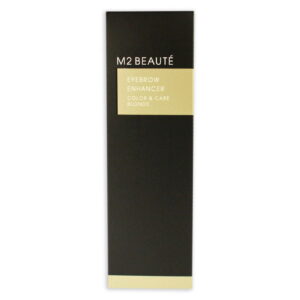 m2 beaute, eyebrow enhancer color & care, vegan, growth, eyebrow gel, blonde, 6 ml
