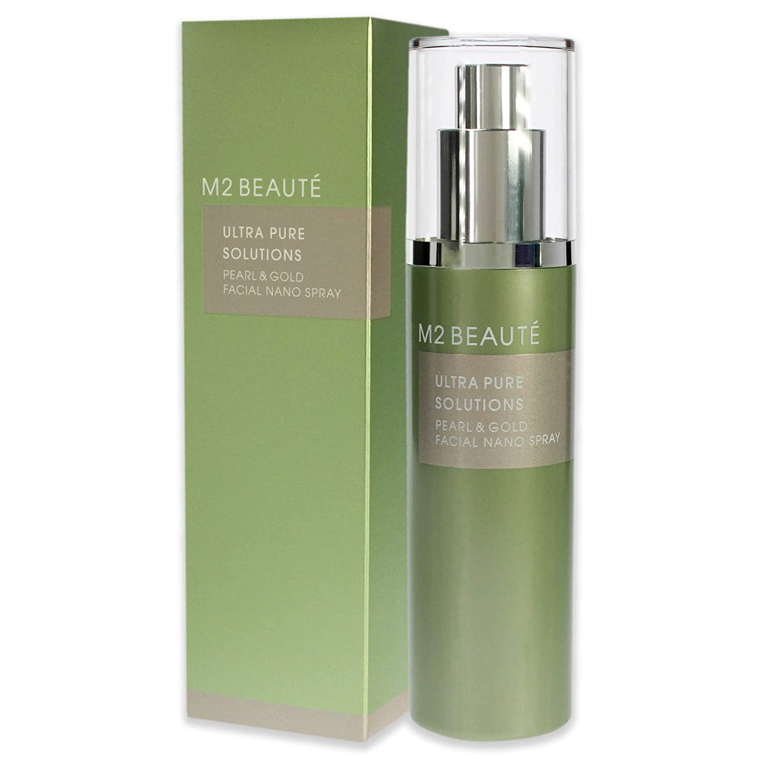 m2 beaute, ultra pure solutions, gold, illuminating, mist spray, for face, 75 ml m2 beaute, ultra pure solutions, gold, illuminating, mist spray, for face, 75 ml