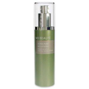 m2 beaute, ultra pure solutions, gold, illuminating, mist spray, for face, 75 ml