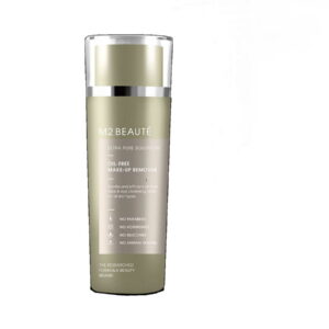 m2 beaute, ultra pure solutions, oil free, makeup remover lotion, 150 ml