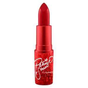 mac, patrick starrr, matte, cream lipstick, slay ride, 3 g