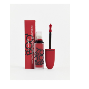 mac, powder kiss, matte, liquid lipstick, ruby boo red, 5 ml