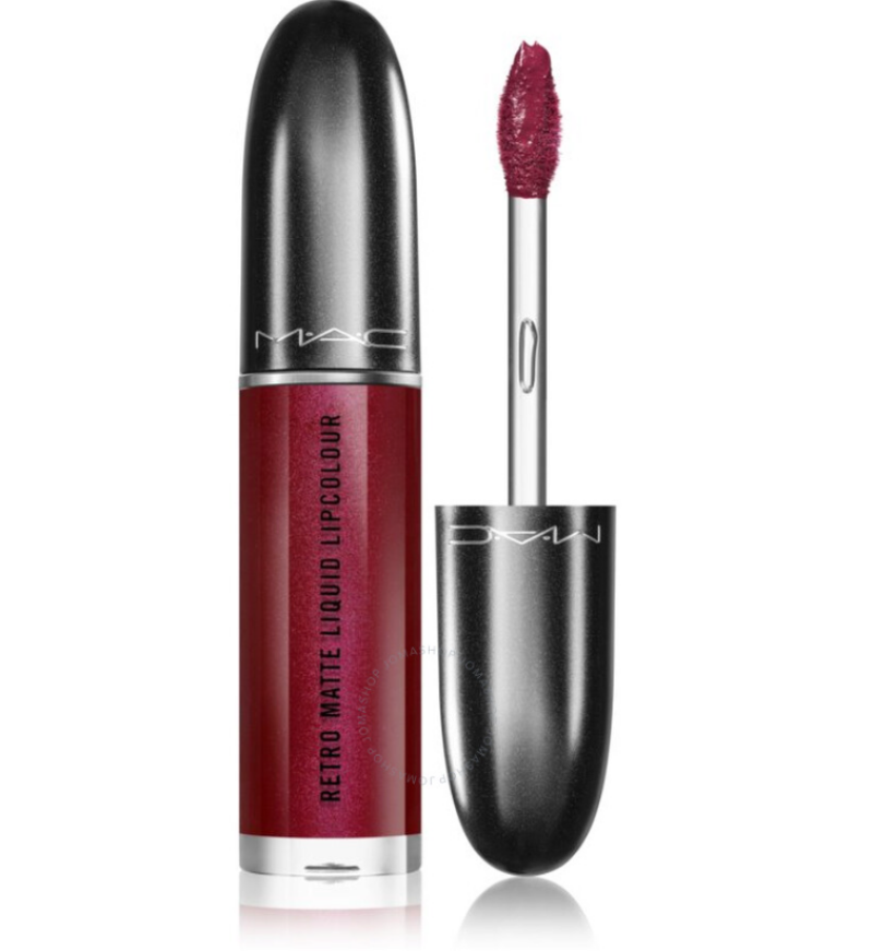 mac, retro, matte, liquid lipstick, 128, crowned, 5 ml mac, retro, matte, liquid lipstick, 128, crowned, 5 ml